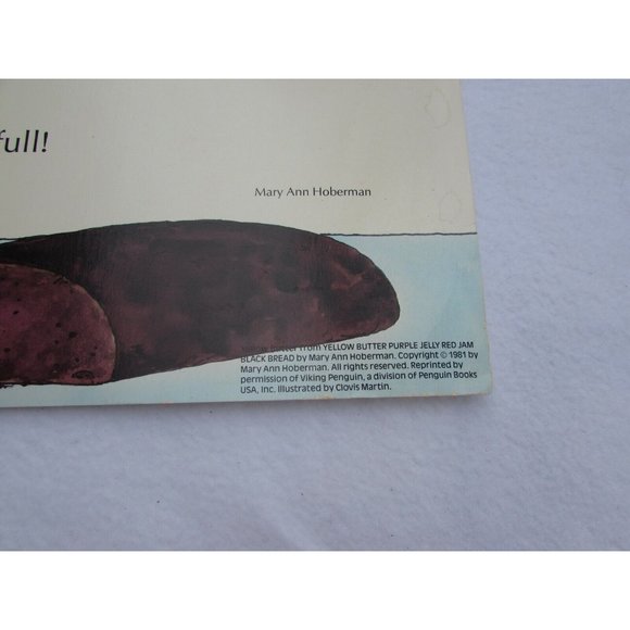 Yellow Butter School Poster Mary Ann Hoberman 30258 Poetry VNTG - Picture 4 of 7